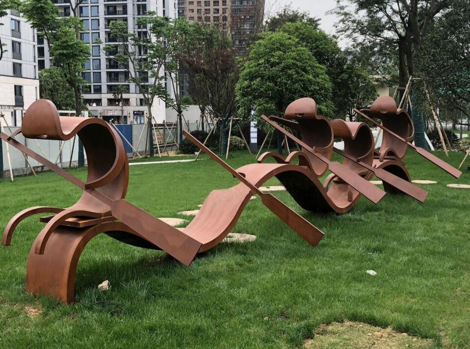 班戈锈钢板造型